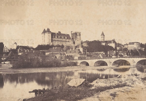 Vue du château de Pau, 1853.