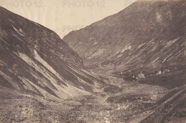 Vallée et chapelle d'Héas, St-Sauveur, 1853.