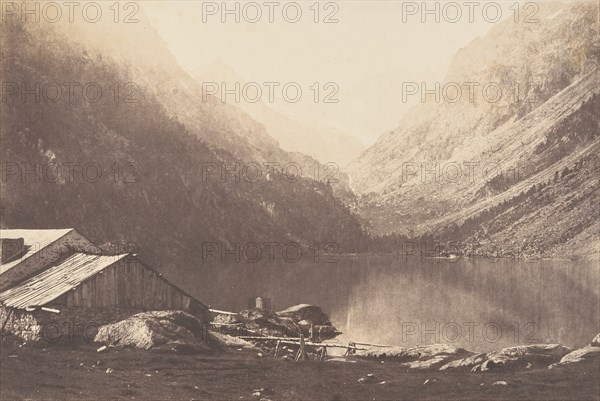 Lac de Gaube, Cauterets, 1853.
