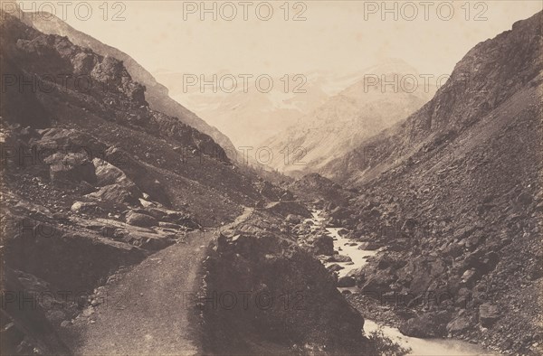 Le chaos en allant à Gavarnie, St-Sauveur, 1853.