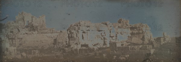 Hexagonal Court, Temple of Jupiter, Baalbek, 1843.