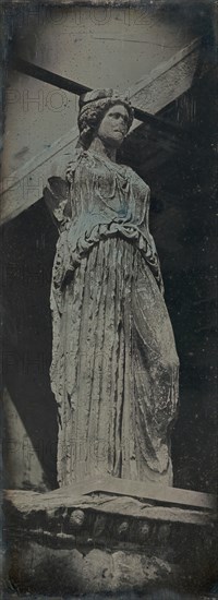 Caryatid, Erechtheion, Athens, 1842.