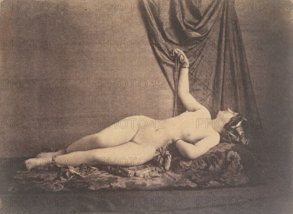 [Reclining Female Nude], ca. 1853.