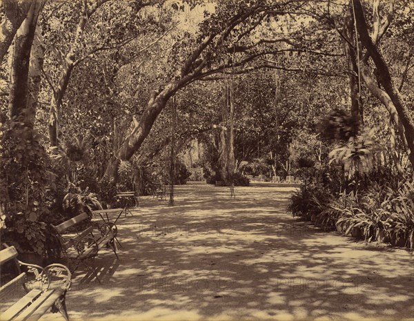 Sookh-Vilas Palace Garden, 1880-90.