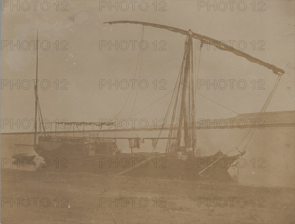 Nile Boat, Egypt, 1851.