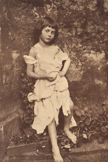 Alice Liddell as "The Beggar Maid", 1858.