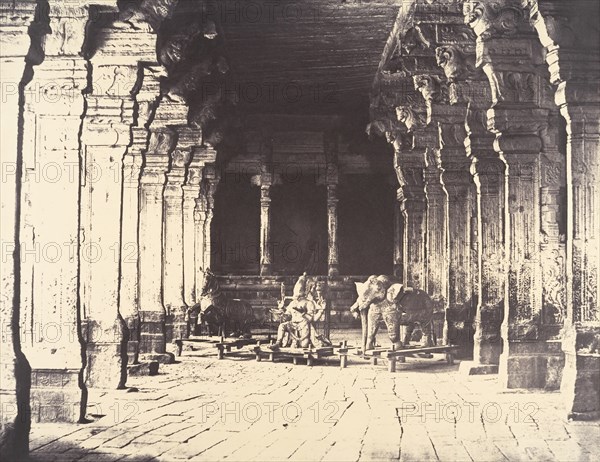 Outer Prakarum on the North Side of the Temple of the God Sundareshwara, January-March 1858.