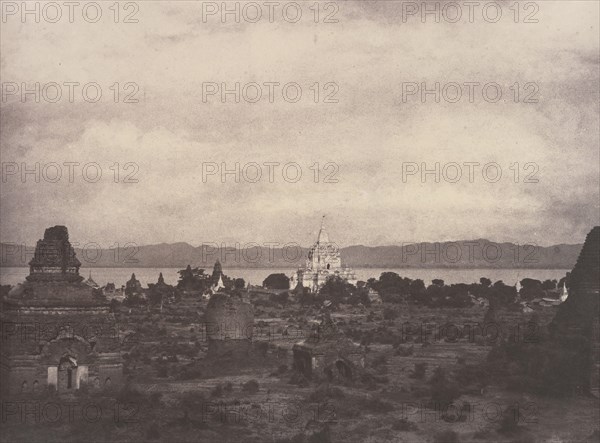 Pugahm Myo: Distant View of Gauda-palen Pagoda, August 20-24, 1855.