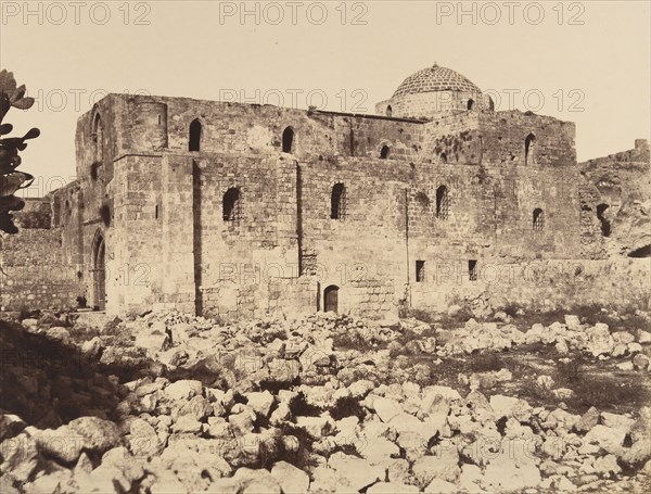 Jérusalem. église Ste Anne appartenant à la France, 1860 or later.