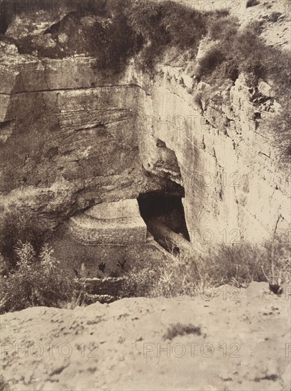 Jérusalem. (Environs) Grotte de Jérémie, 1860 or later.