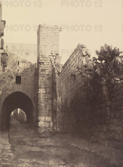 Jérusalem. Massif de la Tour Antonia, 1860 or later.