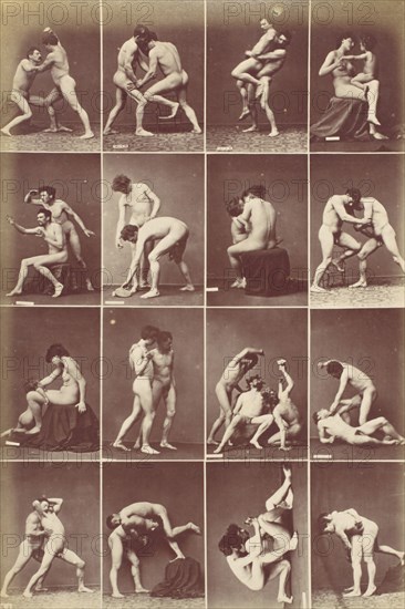 Album d'études-Poses, ca. 1880.