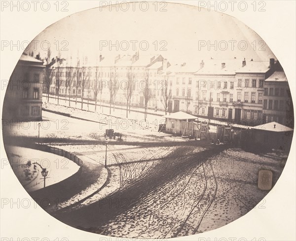 View of the Square in Melting Snow, 1854-56.