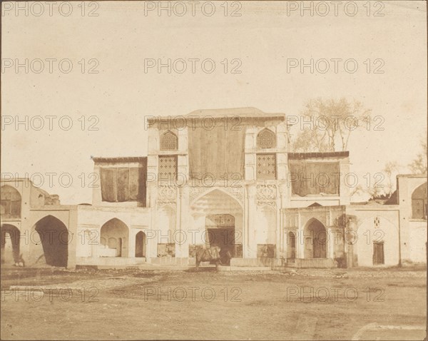 Outer Entrance to the King's Palace, Teheran, 1858.