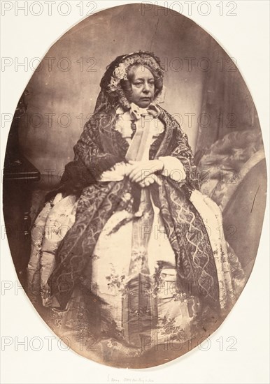 [Elderly Lady Sitting], 1854-56.