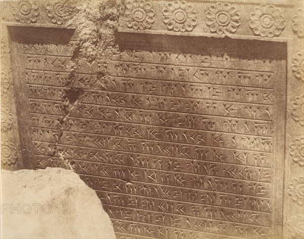 (18) [Inscription, Old Persian in Cuneiform], 1840s-60s.