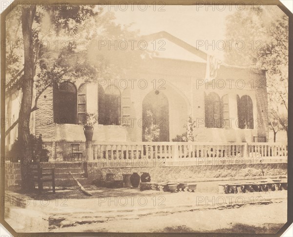 Zerghiandeh. Russian Minister's Country House, Teheran, 1858.