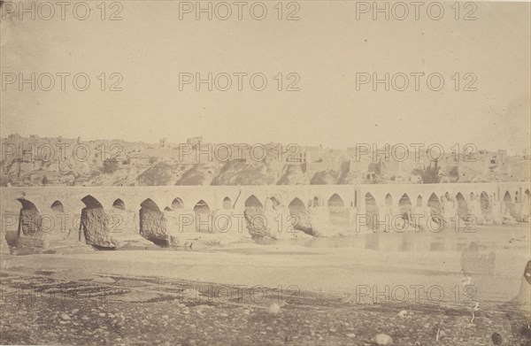 [The Bridge at Dizfoul], 1840s-60s.