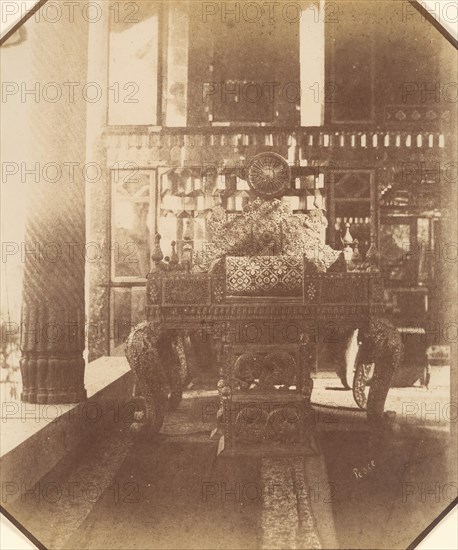 [Golestan, The Peacock Throne, Teheran, Iran] (Takht-I Taous), 1840s-60s.