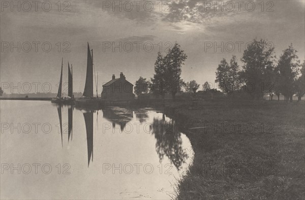 Cantley: Wherries Waiting for the Turn of the Tide, 1886.