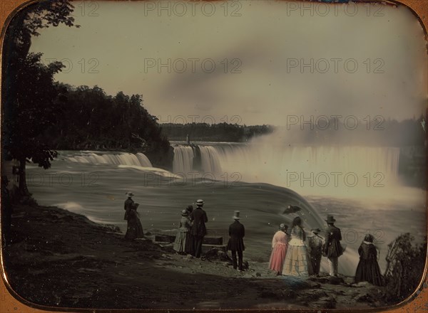 The Niagara Falls, ca. 1850.