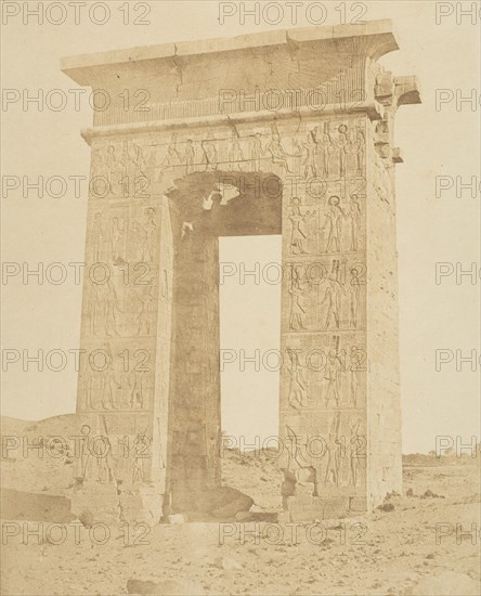 Gate of Ptolemy Philomeder, B.C. 180, Karnac, ca. 1856.