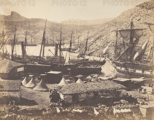 Cossack Bay, Balaklava, 1855.