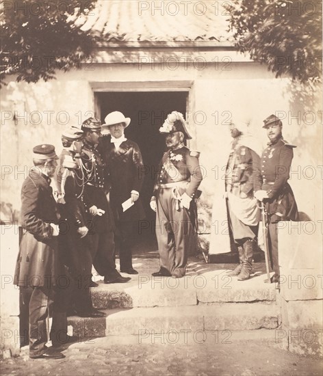 Group at Head Quarters, 1855.