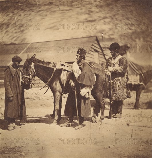 Captain Burnaby of the Grenadier Guards, 1855.