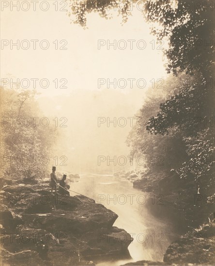 Wharfe and Pool, Below the Strid, 1854.