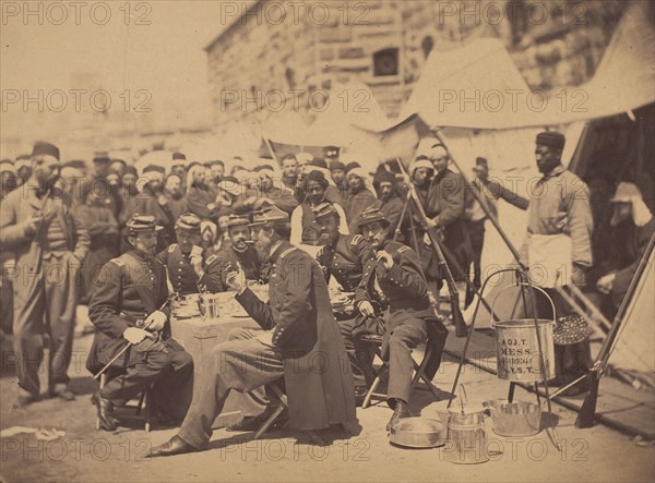 Duryea Zouaves, Fort Schuyler Adjutant's Mess, May 18, 1861.