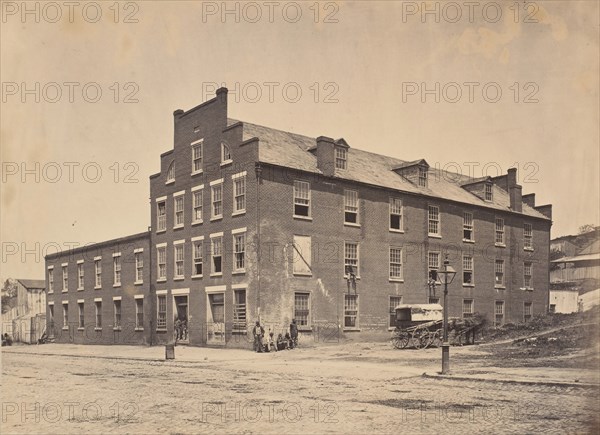 Civil War View, 1860s. (Building used Coloured [?] Richmond Va.)