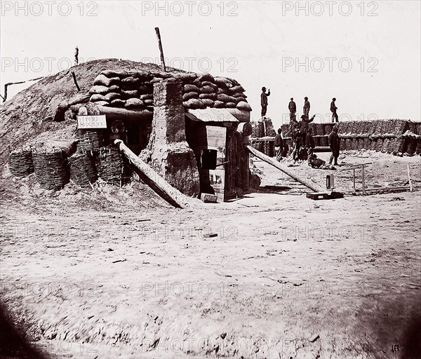 Fort Sedgwick, 1864. Formerly attributed to Mathew B. Brady.
