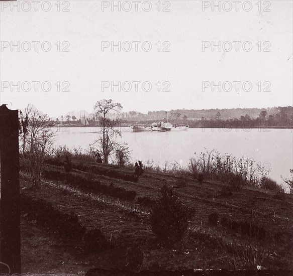 Appomattox River, 1864. Formerly attributed to Mathew B. Brady.