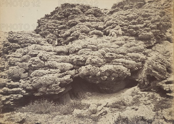 Tufa Rocks, Pyramid Lake, Nevada, 1867.