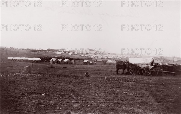 Brandy Station, Virginia, 1863-64. Formerly attributed to Mathew B. Brady.