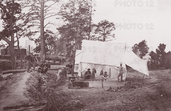 White House Landing, Pamunkey River, 1861-65. Formerly attributed to Mathew B. Brady.