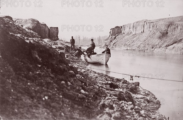 White House Landing, Pamunkey River, 1861-65. Formerly attributed to Mathew B. Brady.