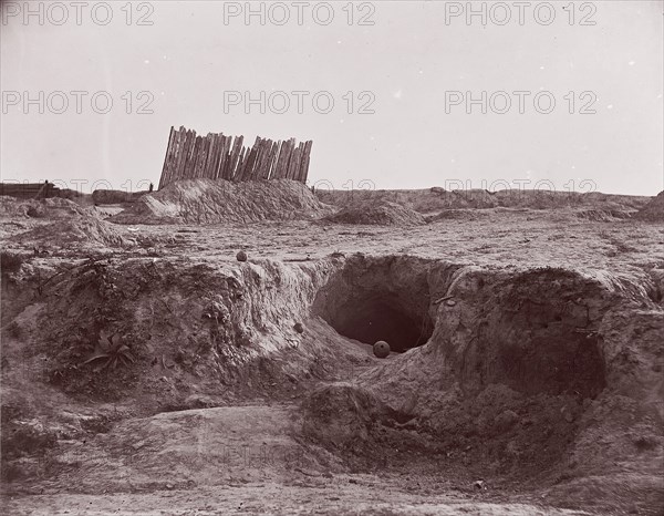 The Mine, Petersburg, 1864. Formerly attributed to Mathew B. Brady.