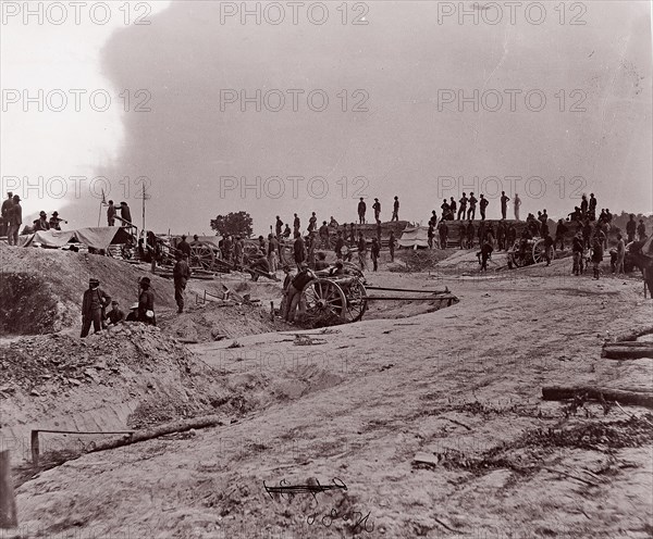 Outer Confederate Line, Petersburg, Captured June 15, 1864, 1864. Formerly attributed to Mathew B. Brady.