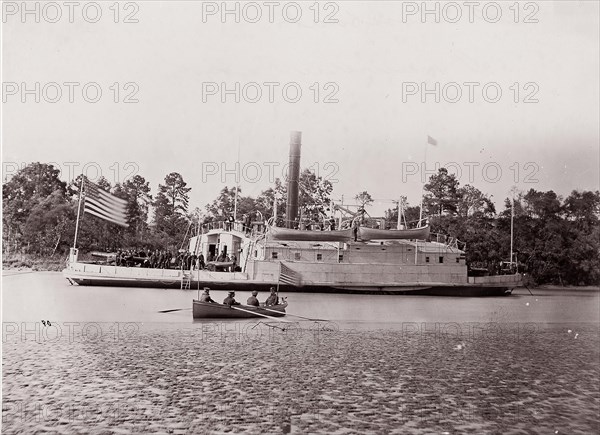 Commodore Perry, Pamunkey River, 1861-65. Formerly attributed to Mathew B. Brady.