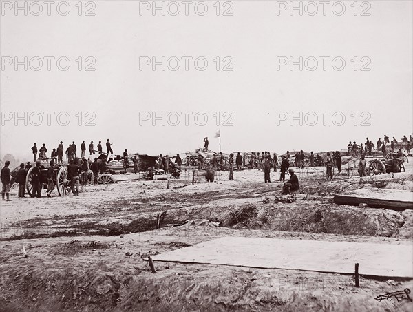 Outer Confederate Line at Petersburg. Captured by 18th Corps, June 15, 1864, 1864. Formerly attributed to Mathew B. Brady.