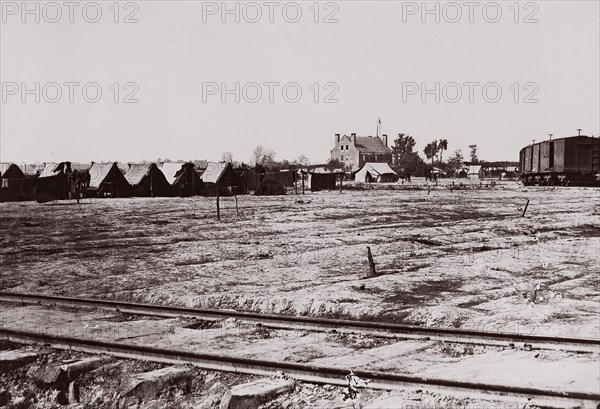 Warren Station, Virginia, 1861-65. Formerly attributed to Mathew B. Brady.