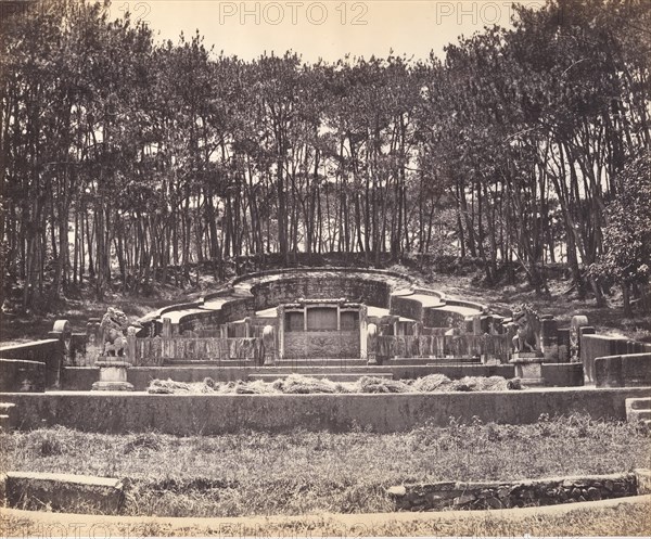 Mandarin Grave at Foochow, ca. 1869.