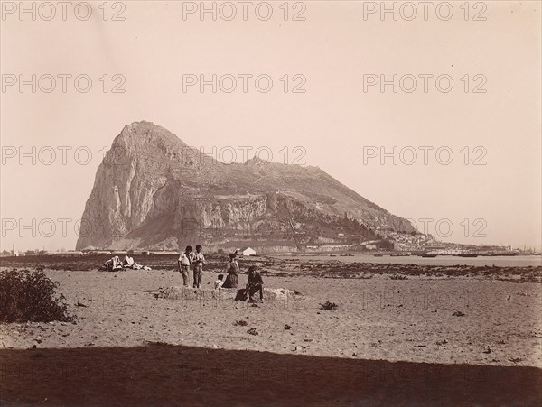 Rock of Gibraltar, 1880s-90s.