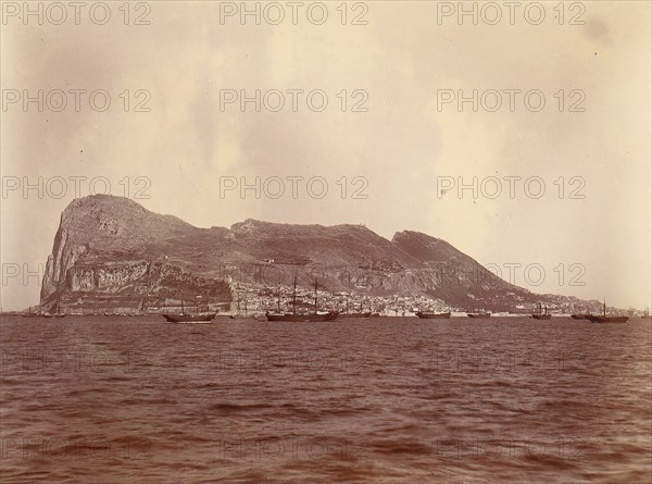 Rock of Gibraltar, 1880s-90s.
