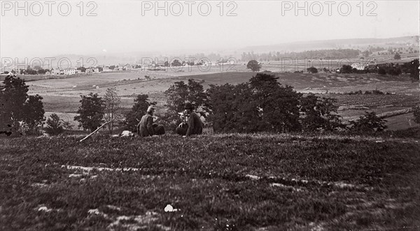 Gettysburg, Pennsylvania, 1863. The Battle of Gettysburg was fought on 1-3 July 1863, in and around the town of Gettysburg, Pennsylvania, by Union and Confederate forces during the American Civil War. The battle involved the largest number of casualties of the entire war and is often described as the war's turning point.