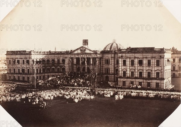 Queens Proclamation, Government House, Calcutta, November 1858, 1858.