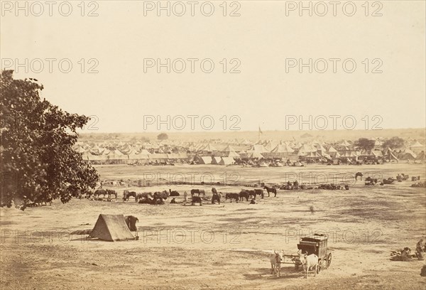 Governor General's and Commander in Chief's Camp, Jullundur, 1858-61.