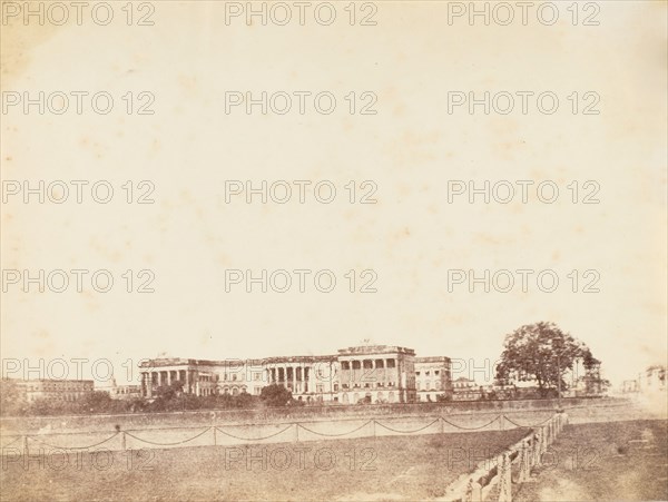 Government House, Calcutta, 1850s.